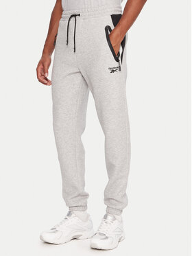 Reebok Sportinės kelnės · Pilka · Regular Fit