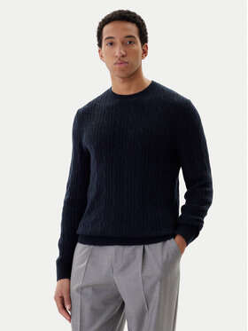 BOSS Megztinis · Tamsiai mėlyna