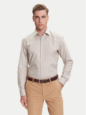 BOSS Marškiniai · Smėlio · Regular Fit