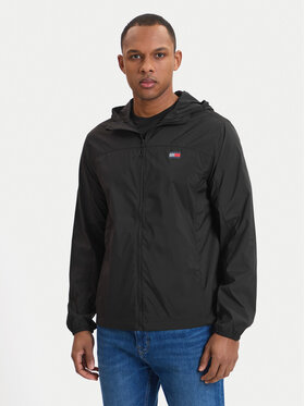 Tommy Jeans Demisezoninė striukė · Juoda