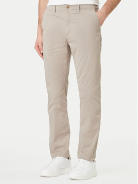 Calvin Klein Jeans Medžiaginės kelnės · Smėlio · Slim Fit