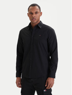 Tommy Jeans Marškiniai · Juoda · Regular Fit