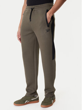 Reebok Sportinės kelnės · Žalia · Regular Fit