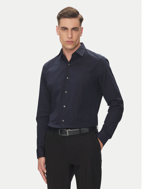 Calvin Klein Marškiniai · Tamsiai mėlyna · Slim Fit