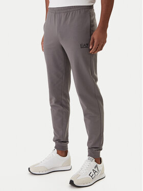 EA7 Emporio Armani Sportinės kelnės · Pilka · Regular Fit