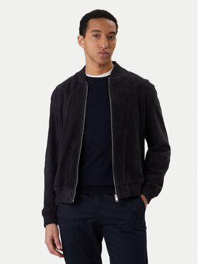 BOSS Odinė striukė · Tamsiai mėlyna