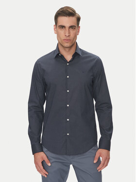 Calvin Klein Marškiniai · Tamsiai mėlyna · Slim Fit