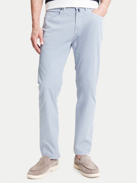 Pierre Cardin Medžiaginės kelnės · Žydra · Slim Fit