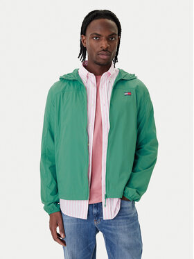 Tommy Jeans Demisezoninė striukė · Žalia