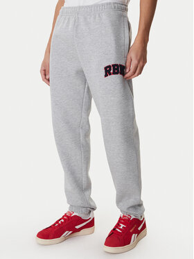 Reebok Sportinės kelnės · Pilka · Relaxed Fit