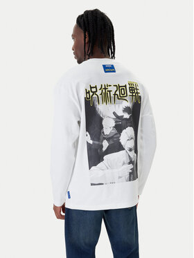 HUGO Marškinėliai ilgomis rankovėmis · Balta