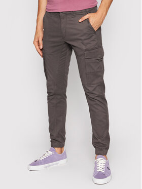 Jack & Jones Medžiaginės kelnės · Pilka · Slim Fit