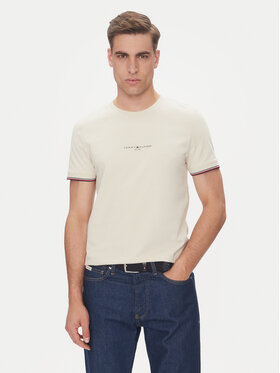Tommy Hilfiger Marškinėliai · Smėlio