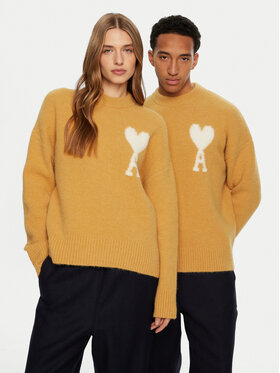 AMI Paris Megztinis · Geltona