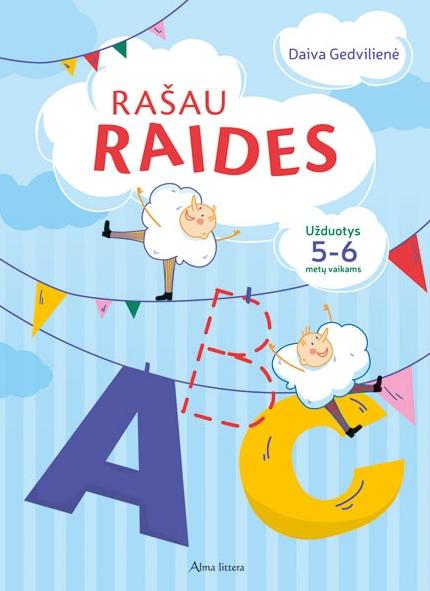 Rašau raides. Užduotys 5–6 metų vaikams