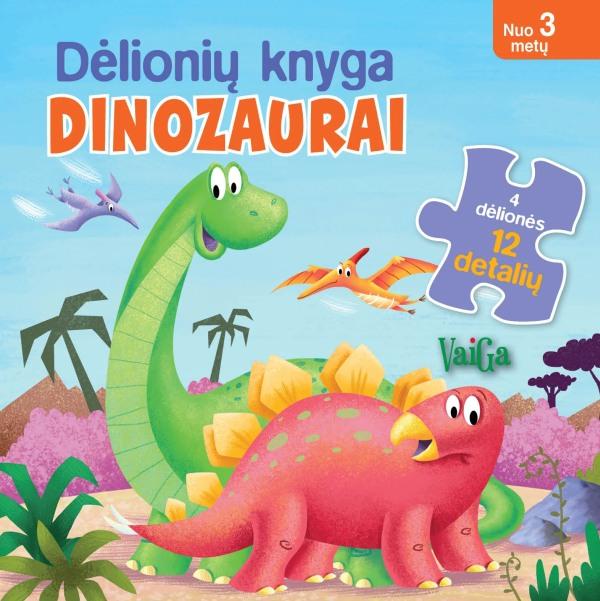 Dinozaurai. Dėlionių knyga