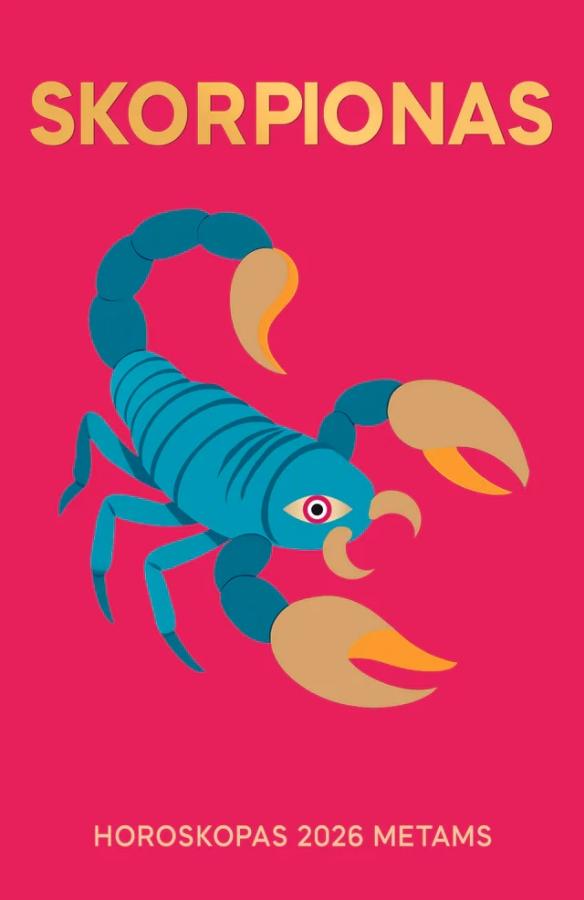 SKORPIONAS: išsamus asmeninis Jūsų horoskopas 2026 metams