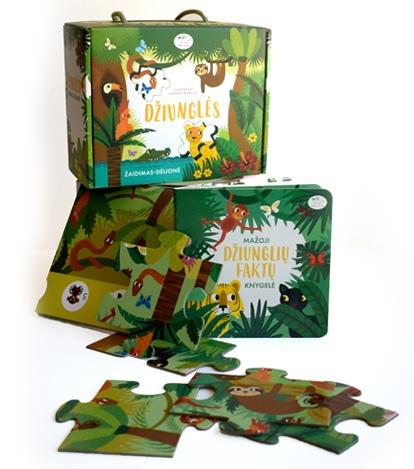 Žaidimas-dėlionė „Džiunglės“