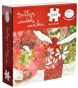 Baltų vandenų muzika. Dėlionė (500 kortelių)