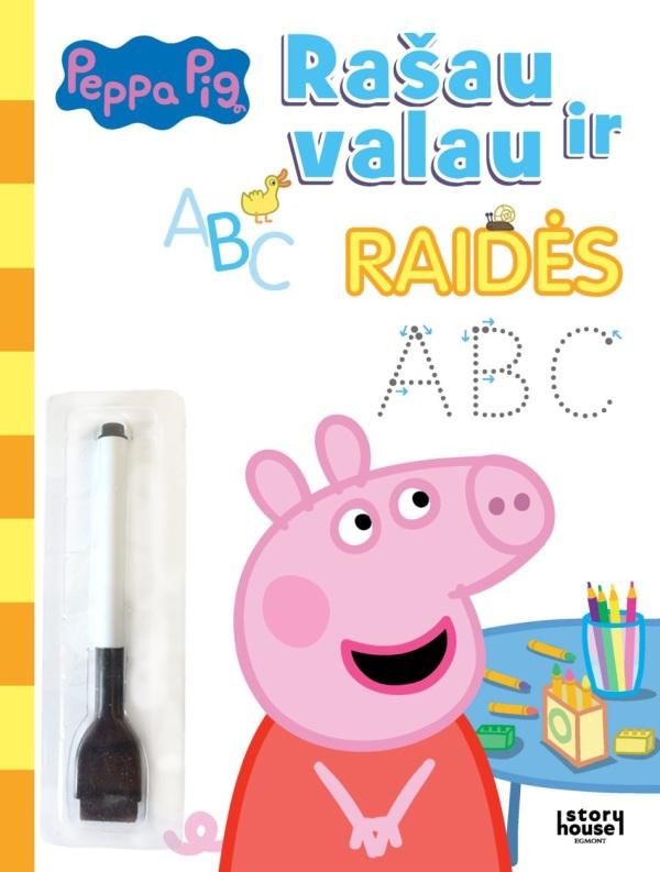 Kiaulytė Pepa. Rašau ir valau. Raidės