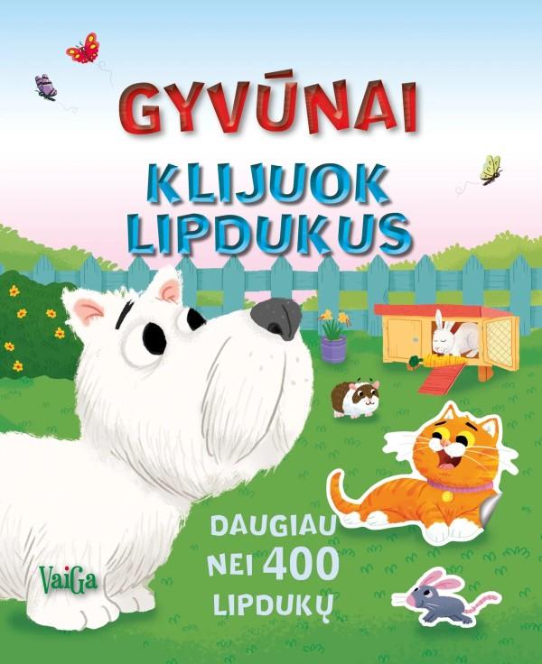 Gyvūnai. Klijuok lipdukus. Daugiau nei 400 lipdukų