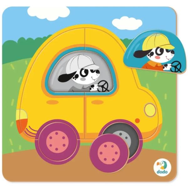 Dodo pirmoji dėlionė vaikams „Mašina“ (5 det.)