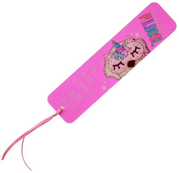 Plastikinis knygų skirtukas „Svajonės pildosi“