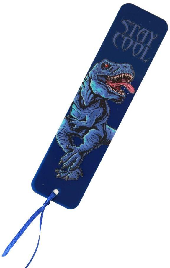 Plastikinis knygų skirtukas „Dinozauras STAY COOL“