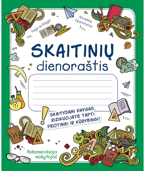Skaitinių dienoraštis. Perskaityk, nupiešk ir aprašyk, žalias