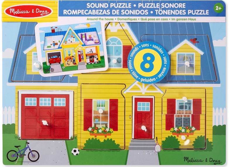 Dėlionė medinė garsinė M&D NAMUOSE