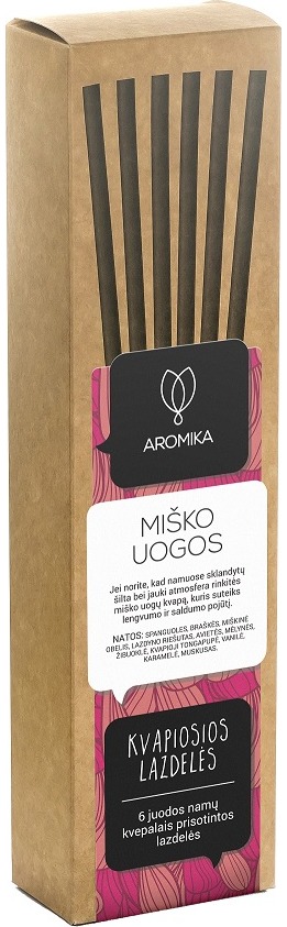 Kvapiosios lazdelės AROMIKA MIŠKO UOGOS, 6 vnt.