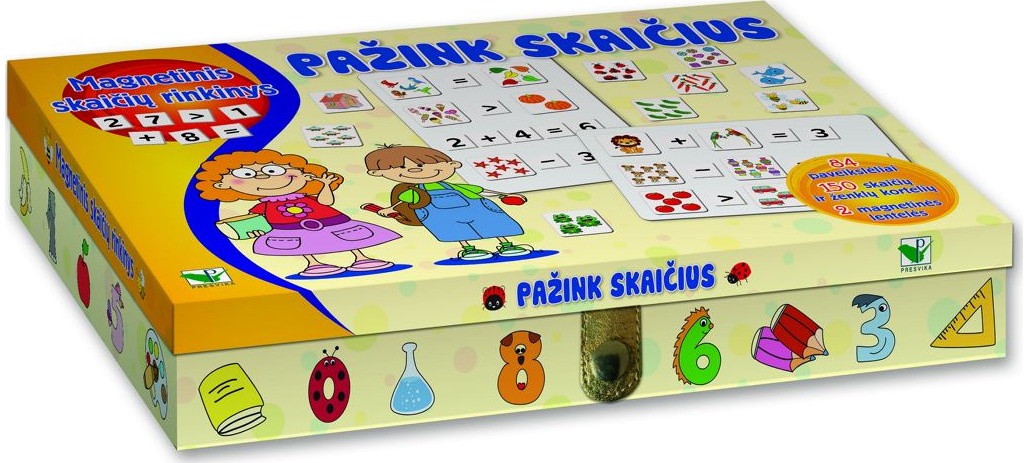 Magnetinis skaičių rinkinys. Pažink skaičius
