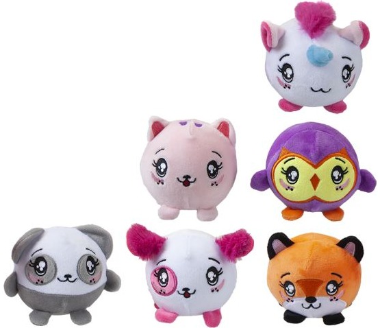 Pliušinis žaislas SQUISHIMI BALL 9 cm, kvepiantis, įvairios rūšys 3 serija