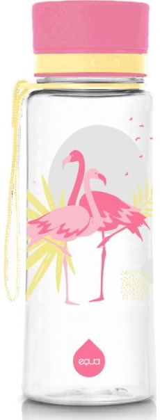 Plastikinė gertuvė EQUA Flamingo, 600 ml