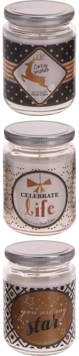 Žvakė COZY WISHES, 11 cm