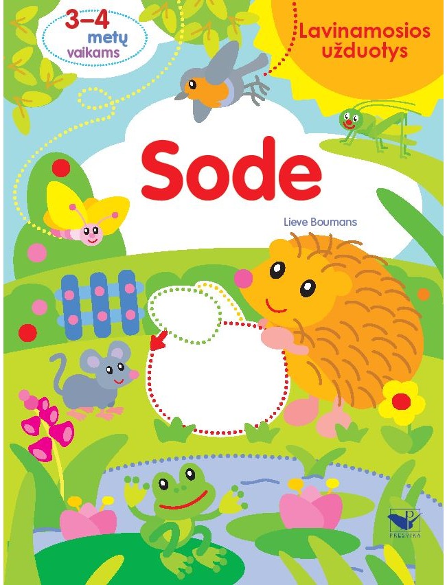 Lavinamosios užduotys 3-4 metų vaikams. Sode