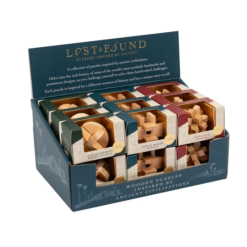 Ancient Civilisation Wood Puzzles in Mixed (order step 18)