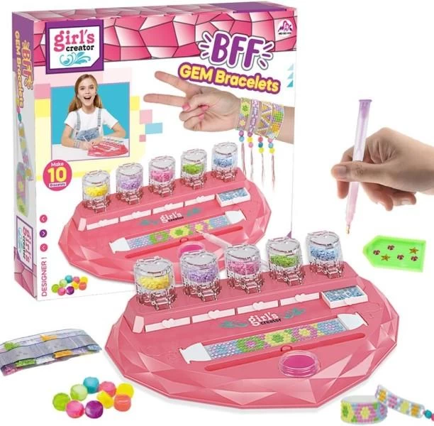 Deimantinės mozaikos rinkinys APYRANKĖS, 10 vnt., su aparatu