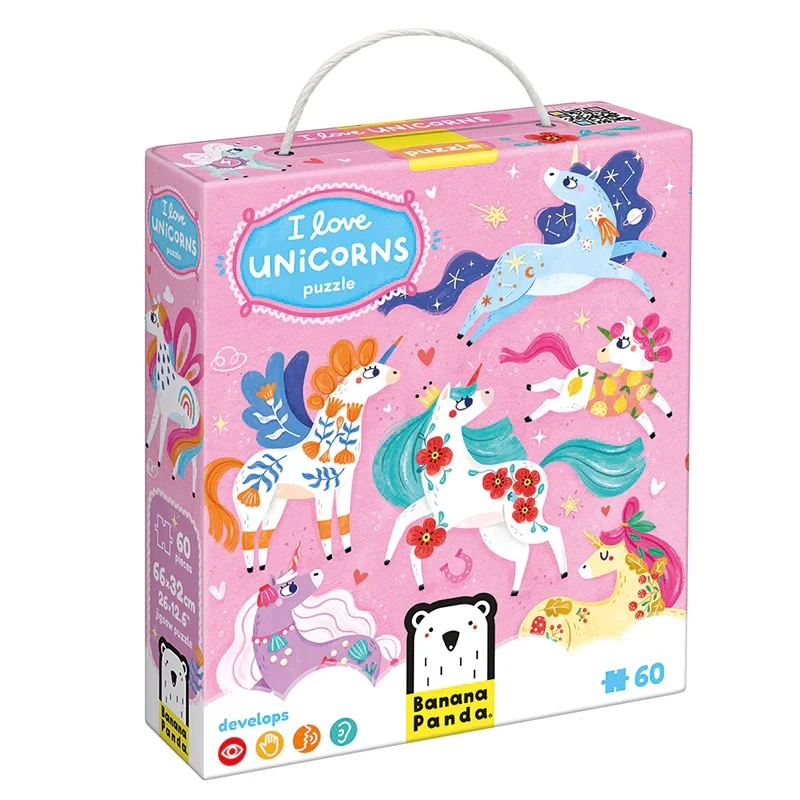 Dėlionė I Love Unicorns Puzzle 4+