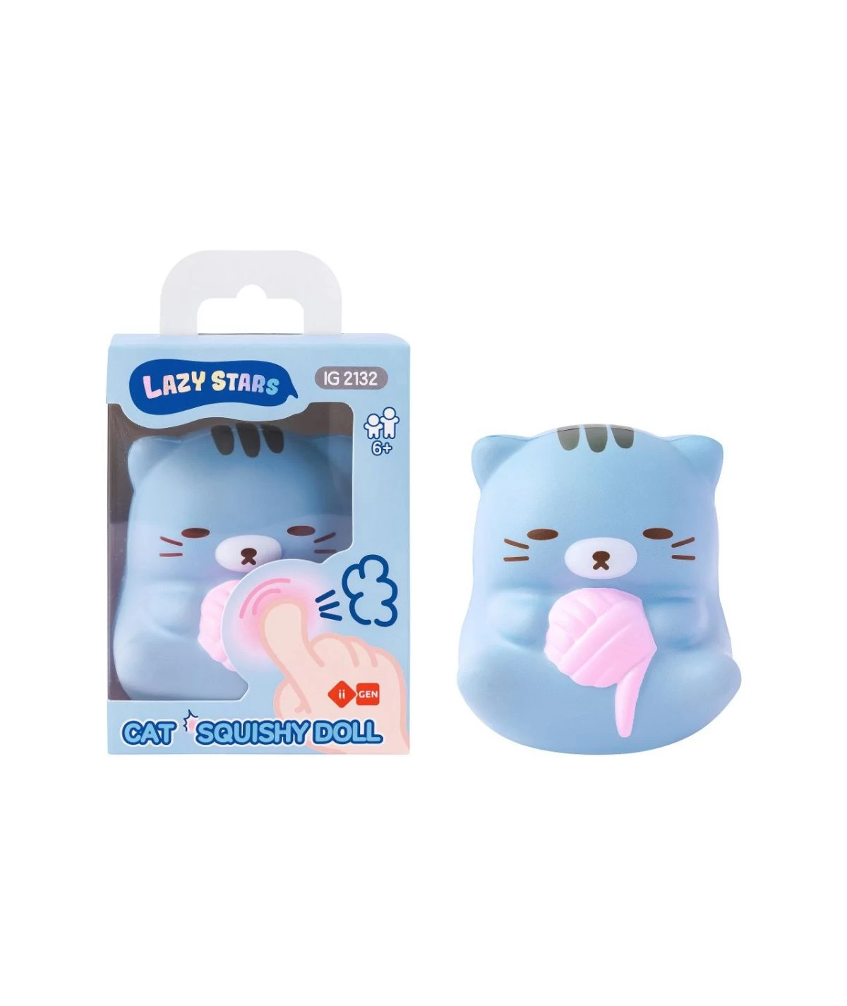 Elastingas spaudžiamas žaislas SQUISHY Cat