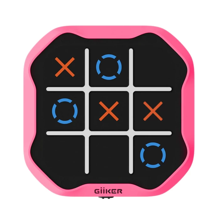 GIIKER TIC-TAC-TOE interaktyvi konsolė susikaupimui ir atminčiai gerinti, ROŽINĖ