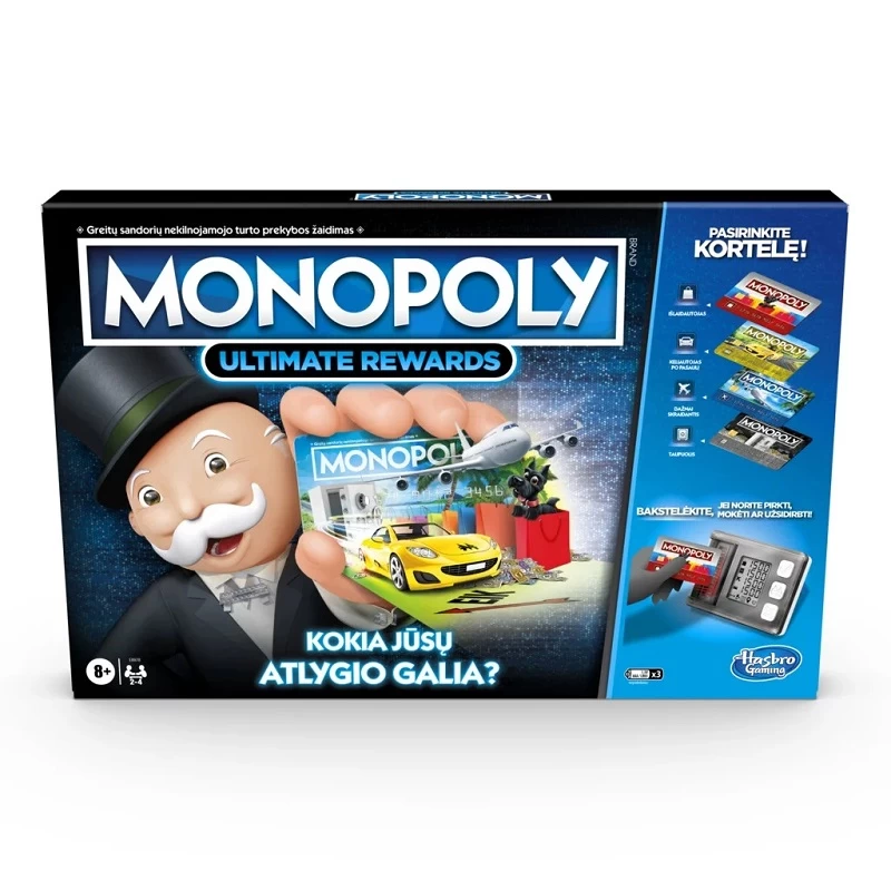 HAS MON Žaidimas Monopolis super elektroninė bankininkystė“, LT E8978LT