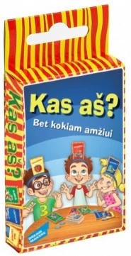 Kortų stalo žaidimas "Kas aš?"
