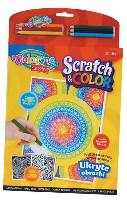 Kūrybą ugdanti knygelė COLORINO ATSKLEISK PAVEIKSLĖLIUS