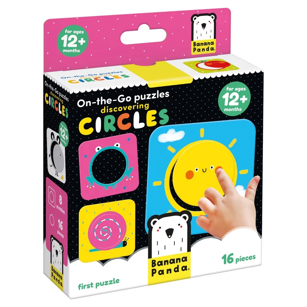 Lavinamasis žaidimas On-the-Go Puzzle Discovering Circles 12m+