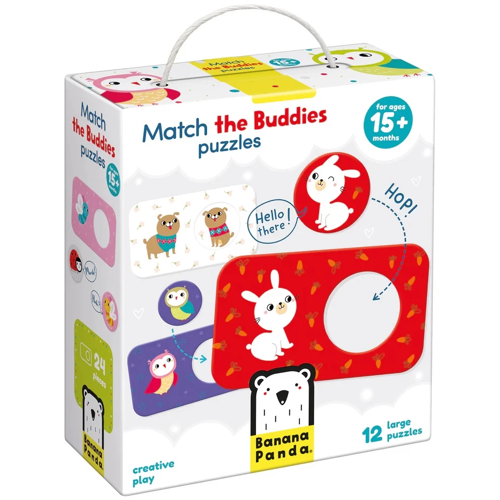 Lavinamoji dėlionė Match The Buddies Puzzles 15m+