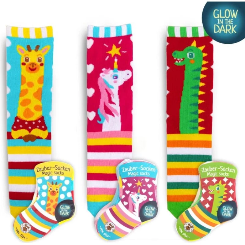 Magic Moments - Magiškos kojinės (vienas dydis) (1 pora, 3 dizainai)