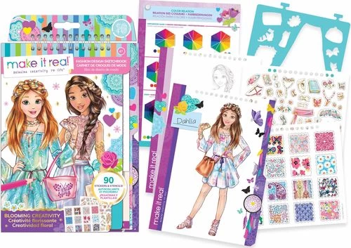 MIR Dizainerio eskizų knygelė „Gėlės“