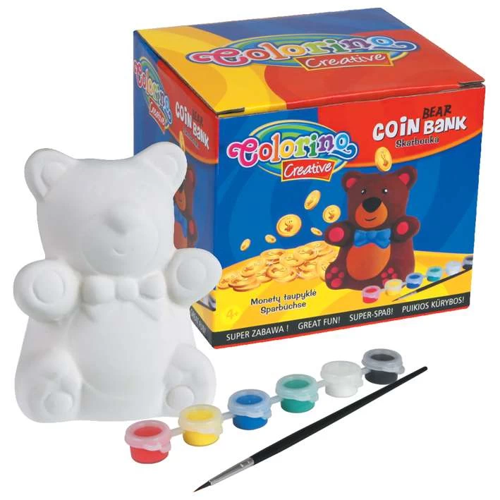 Monetų taupyklė COLORINO MEŠKA