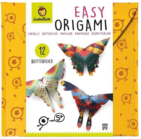 Origami rinkinys LUDATTICA Drugeliai